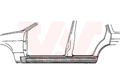 VAN WEZEL Накладка порога 0640103